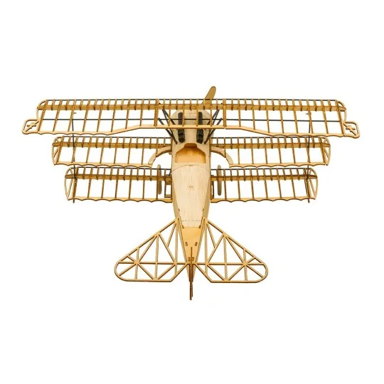Fokker DR-I 1/18 découpe laser bois, modèle statique DW Hobby DW Hobby - Dancing Wings Hobby VX11 - 2 VX11-Fokker DR-I 1/18 découpe laser bois, modèle statique DW Hobby - VX11