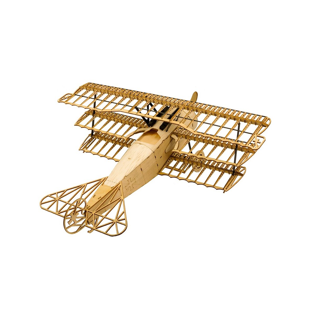 Fokker DR - I 1/18 laser cutting wood, static model DW Hobby DW Hobby - Dancing Wings Hobby VX11 - 3