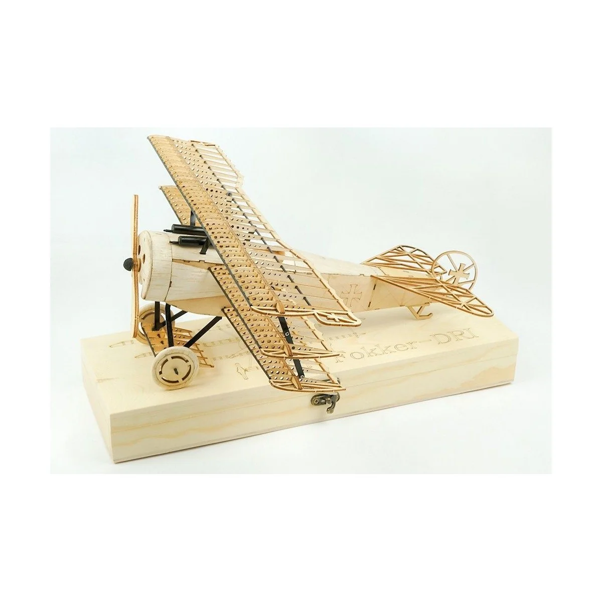 Fokker DR-I 1/18 découpe laser bois, modèle statique DW Hobby DW Hobby - Dancing Wings Hobby VX11 - 6 Fokker DR-I 1/18 découpe laser bois, modèle statique DW Hobby DW Hobby - Dancing Wings Hobby VX11 - 6