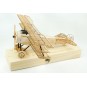 VX11-Fokker DR-I 1/18 découpe laser bois, modèle statique DW Hobby