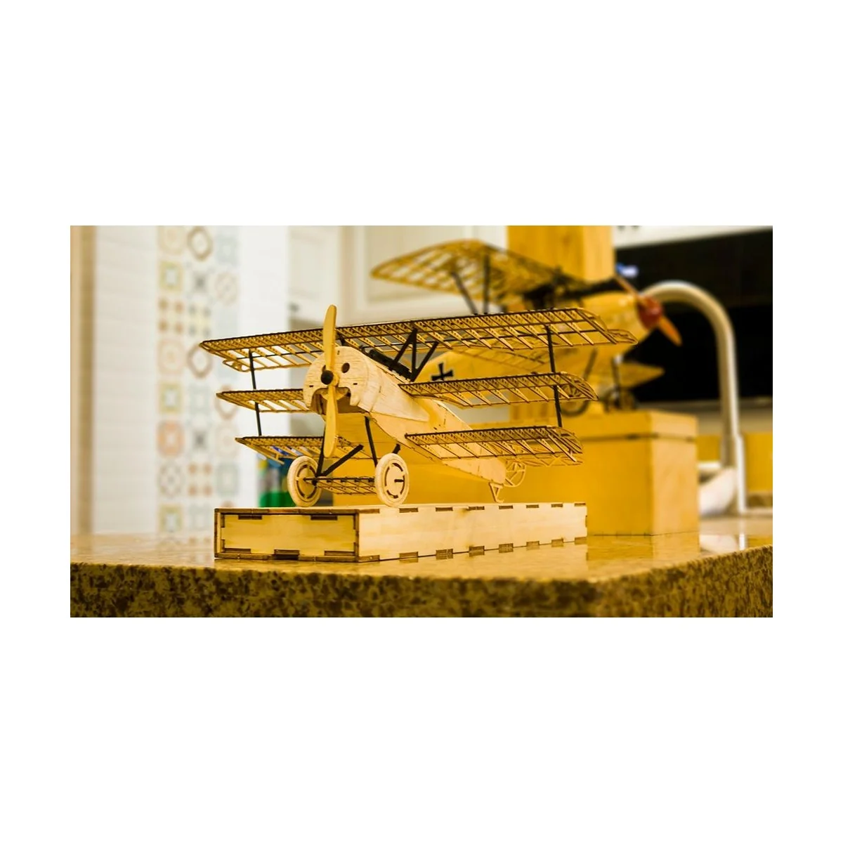 Fokker DR - I 1/18 laser cutting wood, static model DW Hobby DW Hobby - Dancing Wings Hobby VX11 - 9