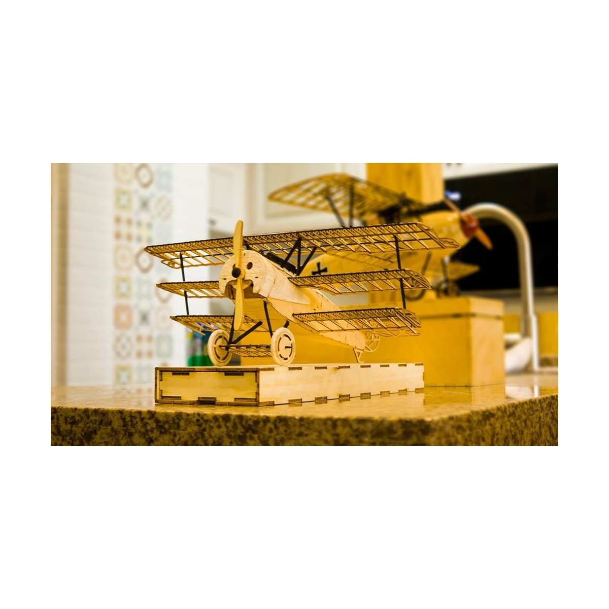 Fokker DR - I 1/18 laser cutting wood, static model DW Hobby DW Hobby - Dancing Wings Hobby VX11 - 9