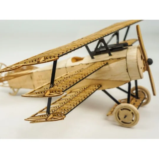 Fokker DR-I 1/18 découpe laser bois, modèle statique DW Hobby DW Hobby - Dancing Wings Hobby VX11 - 10 VX11-Fokker DR-I 1/18 découpe laser bois, modèle statique DW Hobby - VX11