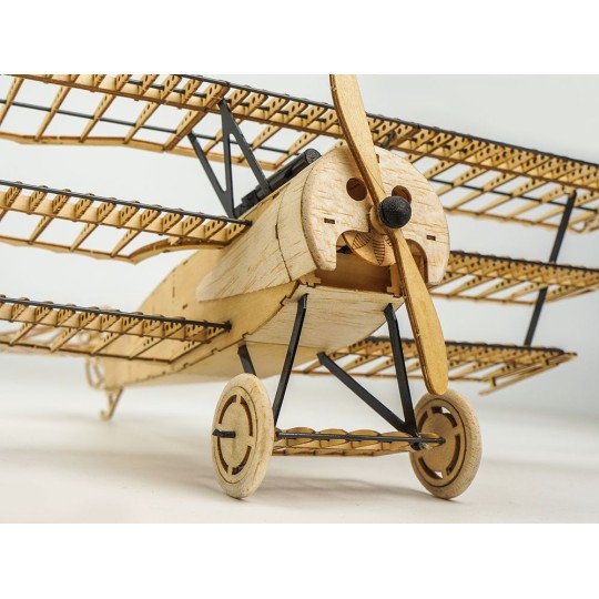 Fokker DR - I 1/18 laser cutting wood, static model DW Hobby DW Hobby - Dancing Wings Hobby VX11 - 11 VX11-Fokker DR - I 1/18 laser cutting wood, static model DW Hobby - VX11