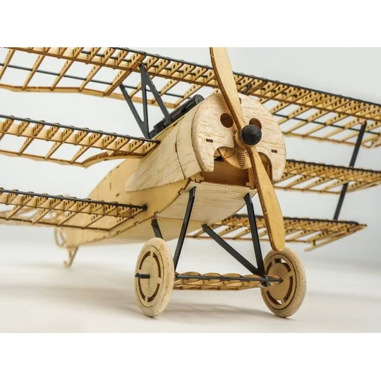Fokker DR-I 1/18 découpe laser bois, modèle statique DW Hobby DW Hobby - Dancing Wings Hobby VX11 - 11 VX11-Fokker DR-I 1/18 découpe laser bois, modèle statique DW Hobby - VX11