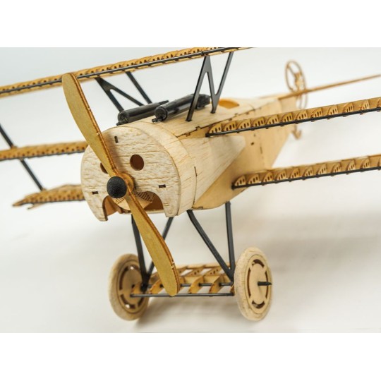VX11-Fokker DR-I 1/18 découpe laser bois, modèle statique DW Hobby