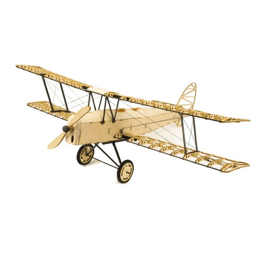 VX10-Tiger Moth 1/18 découpe laser bois, modèle statique DW Hobby