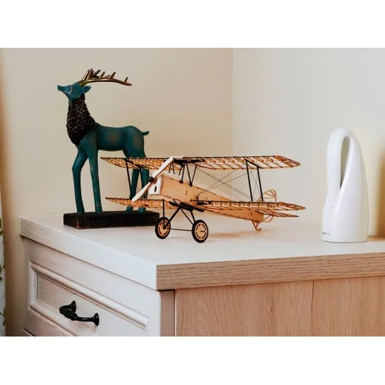 Tiger Moth 1/18 découpe laser bois, modèle statique DW Hobby DW Hobby - Dancing Wings Hobby VX10 - 7 VX10-Tiger Moth 1/18 découpe laser bois, modèle statique DW Hobby - VX10