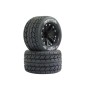 052852-1/10 MT-Rocket soft tires + rim 2.8 "black Louise RC - 052852