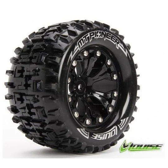1/10 MT-Pioneer soft tires + rim 2.8 "black Louise RC Louise RC 052855 - 1 052855-1/10 MT-Pioneer soft tires + rim 2.8 "black Louise RC - 052855