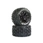 052855-Pneus 1/10 MT-Pioneer soft + jante 2.8" Noir Louise RC - 052855