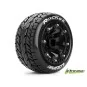 Tires 1/10 ST-Rocket soft + rim 2.8" Black Louise RC Louise RC 052864 - 1 052864-Tires 1/10 ST-Rocket soft + rim 2.8" Black Louise RC - 052864