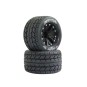 052864-Pneus 1/10 ST-Rocket soft + jante 2.8" Noir Louise RC - 052864