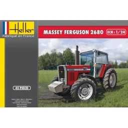Tractor Massey - Ferguson 2680 1/24 Heller + glues and paints Heller 81402 - 1