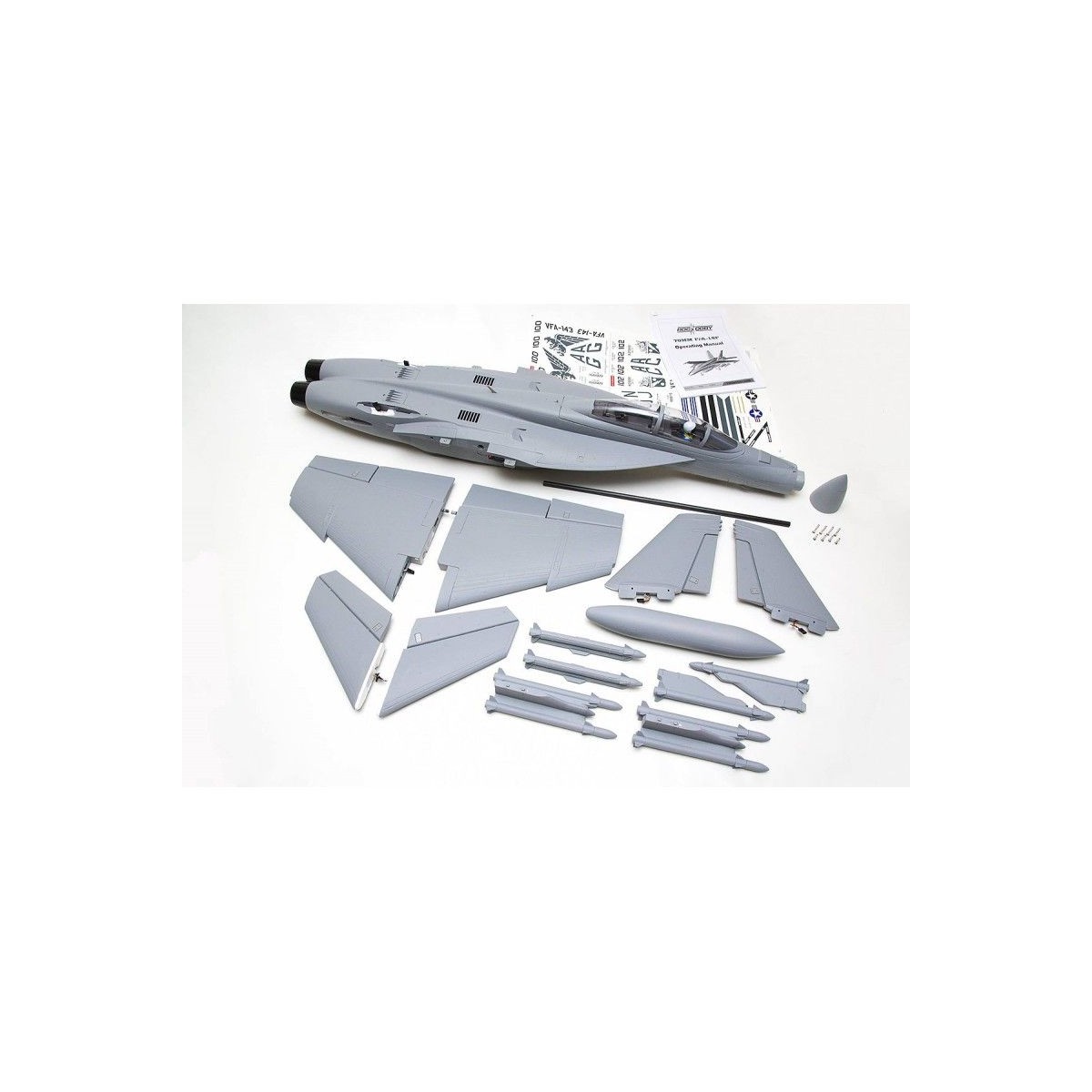 Jet F/A-18F Super Hornet 70mm EDF PNP Roc Hobby Roc Hobby ROC022G - 12