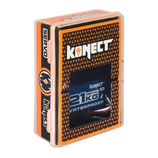 KN-2113LVWP-Servo 2113LVWP 21kg-0.16s Etanche pignons métal Konect - KN-2113LVWP