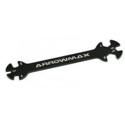 Clé plate multiple écrous, biellettes 3/4/5/5.5/7/8mm Arrowmax Arrowmax AM-190049 - 1