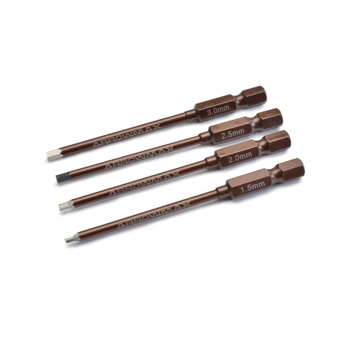 Set de 4 embouts pour visseuse allen 1.5/2/2.5/3 x80mm Arrowmax Arrowmax AM-500902 - 2