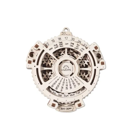 UG-70036-Mechanical calendar 3D wood UGEARS - UG-70036
