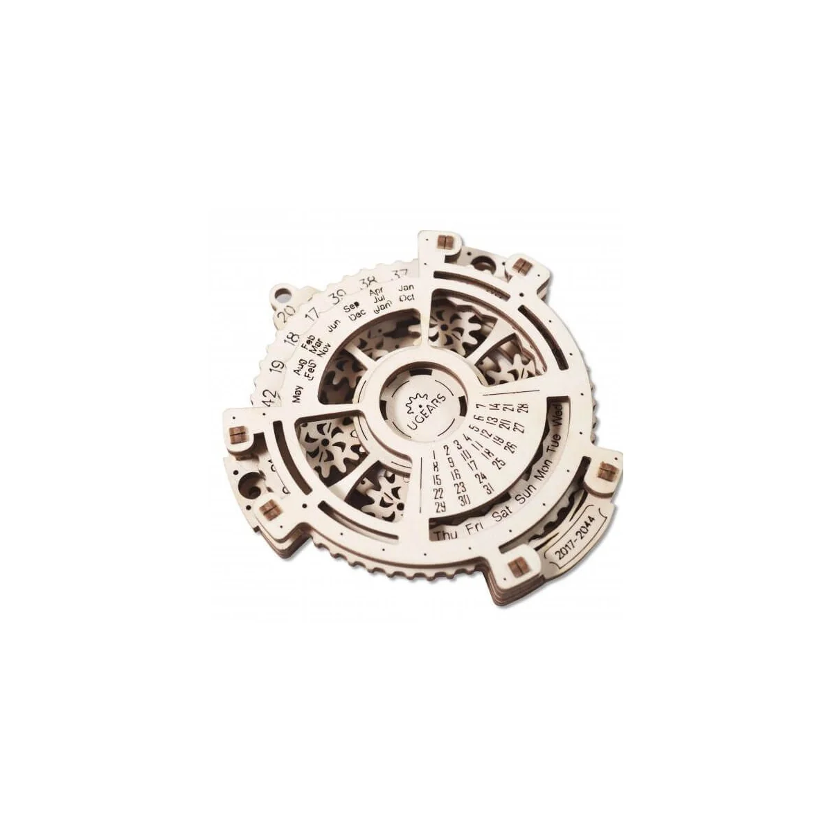 Mechanical calendar 3D wood UGEARS UGEARS UG-70036 - 2 Mechanical calendar 3D wood UGEARS UGEARS UG-70036 - 2