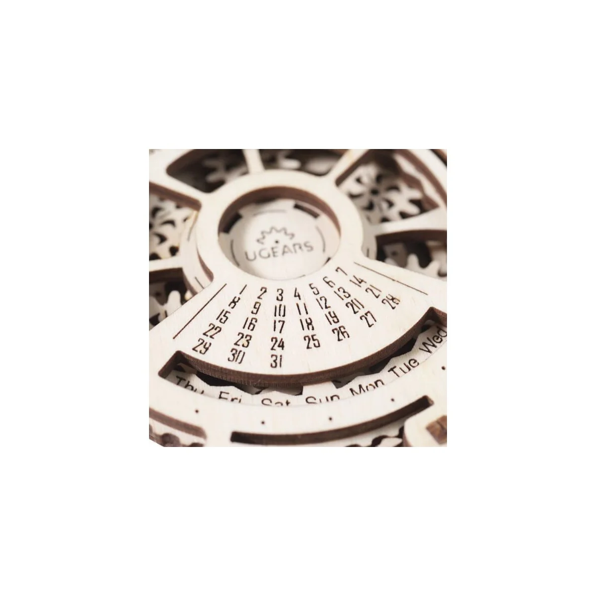 Mechanical calendar 3D wood UGEARS UGEARS UG-70036 - 3 Mechanical calendar 3D wood UGEARS UGEARS UG-70036 - 3
