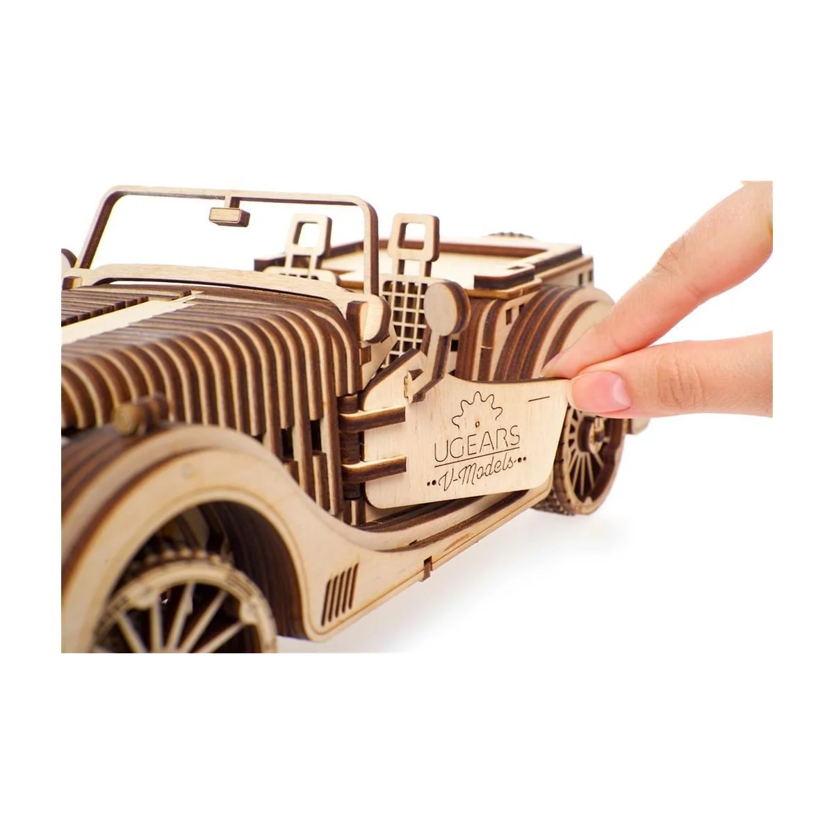 Roadster VM - 01 Puzzle 3D wood UGEARS UGEARS UG-70052 - 6