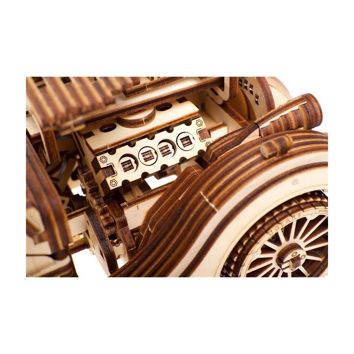 Roadster VM-01 Puzzle 3D bois UGEARS UGEARS UG-70052 - 9