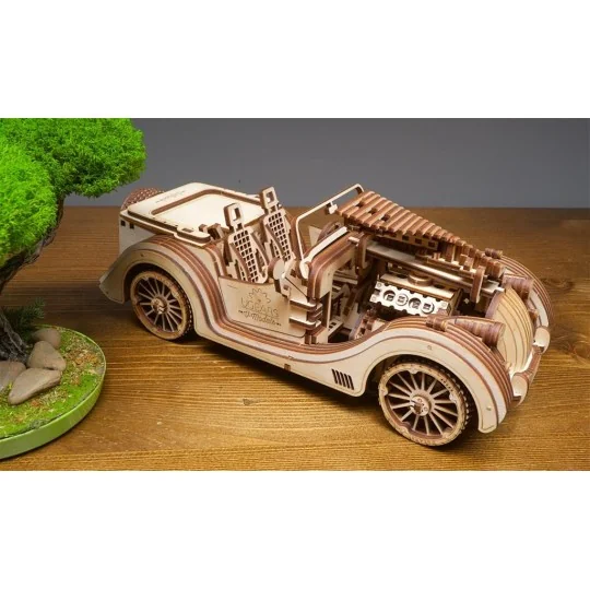 UG-70052-Roadster VM - 01 Puzzle 3D wood UGEARS