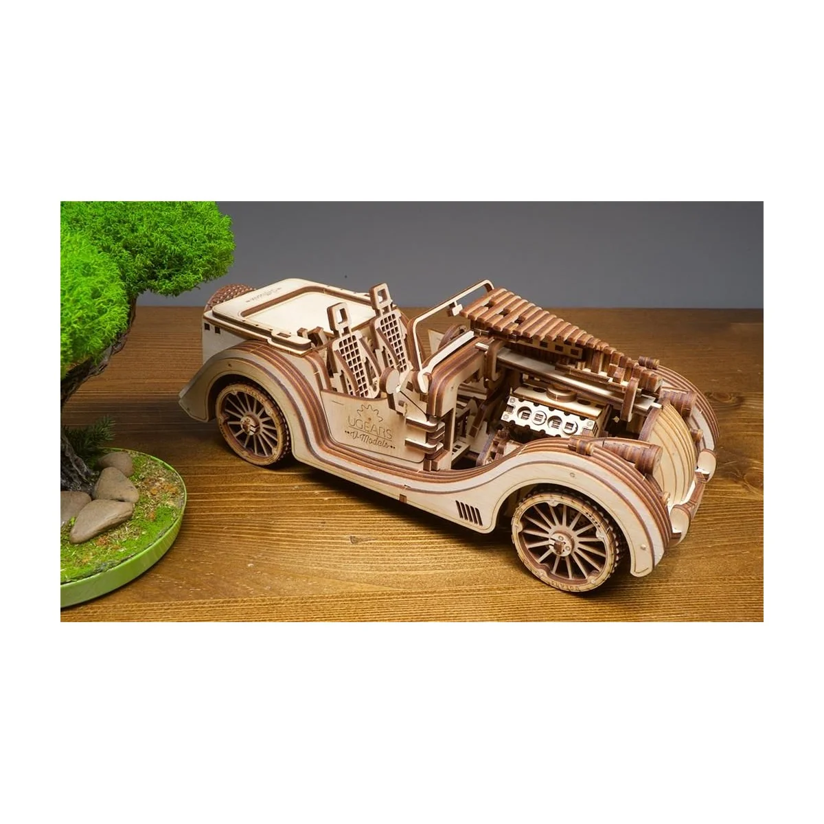 Roadster VM - 01 Puzzle 3D wood UGEARS UGEARS UG-70052 - 11
