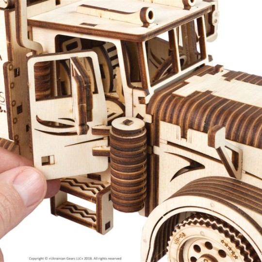 Truck Heavy Boy VM - 03 Puzzle 3D wood UGEARS UGEARS UG-70056 - 7 UG-70056-Truck Heavy Boy VM - 03 Puzzle 3D wood UGEARS - UG-70056
