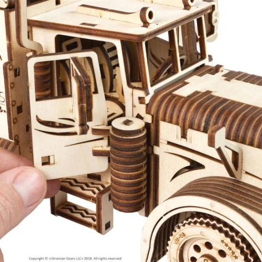 Truck Heavy Boy VM - 03 Puzzle 3D wood UGEARS UGEARS UG-70056 - 7 UG-70056-Truck Heavy Boy VM - 03 Puzzle 3D wood UGEARS - UG-70056
