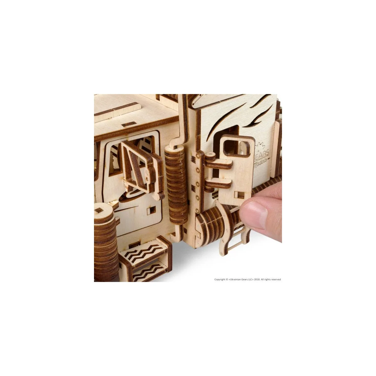 Camion Heavy Boy VM-03 Puzzle 3D bois UGEARS UGEARS UG-70056 - 9