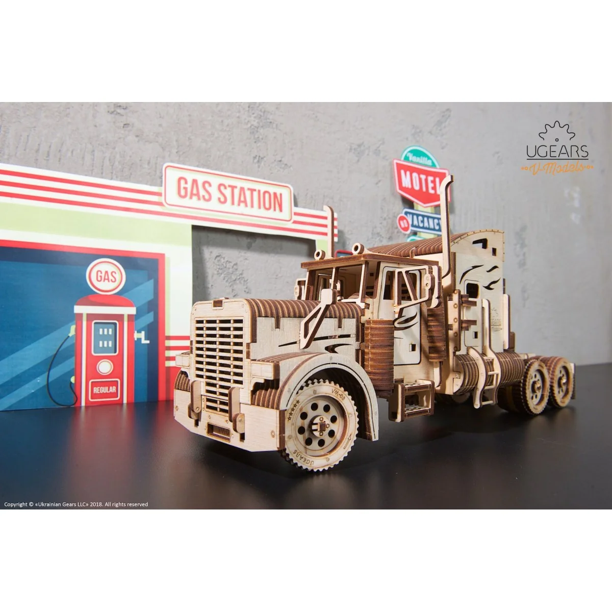 Truck Heavy Boy VM - 03 Puzzle 3D wood UGEARS UGEARS UG-70056 - 12