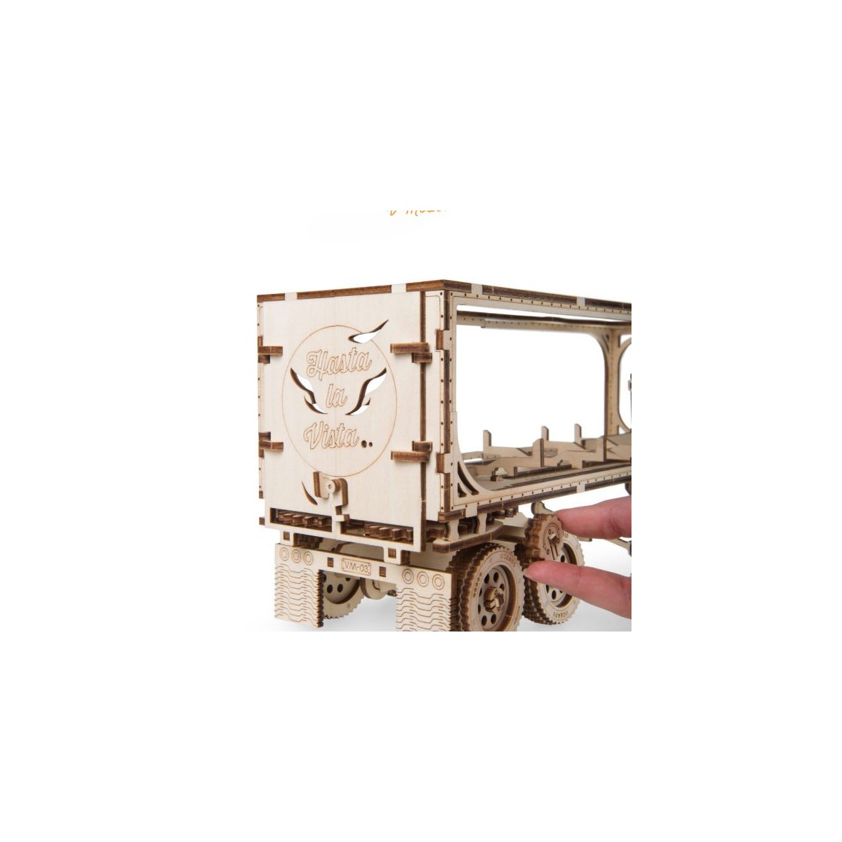 VM-03 truck trailer Puzzle 3D wood UGEARS UGEARS UG-70057 - 4