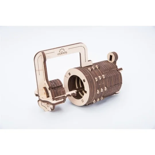 UG-70020-Lock combination Cryptex Puzzle 3D wood UGEARS - UG-70020