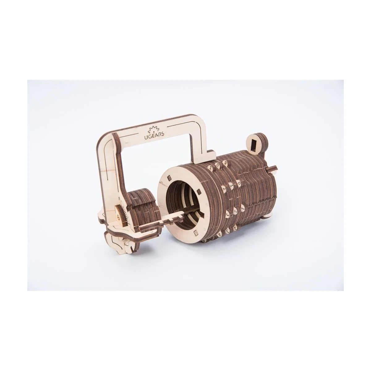 Lock combination Cryptex Puzzle 3D wood UGEARS UGEARS UG-70020 - 4