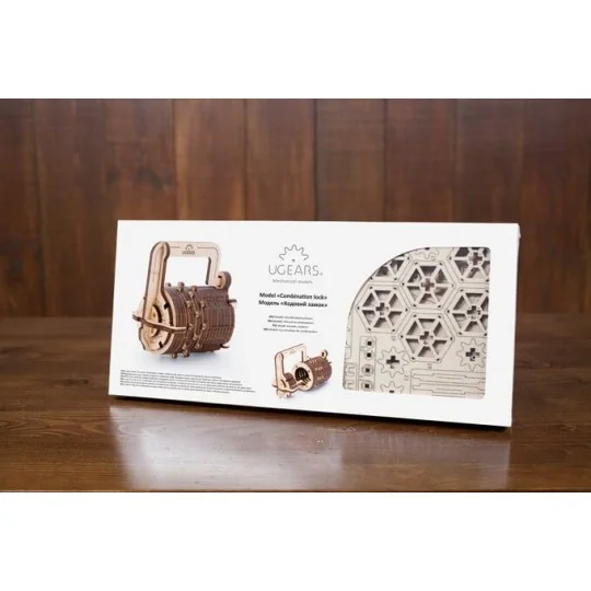 UG-70020-Lock combination Cryptex Puzzle 3D wood UGEARS - UG-70020