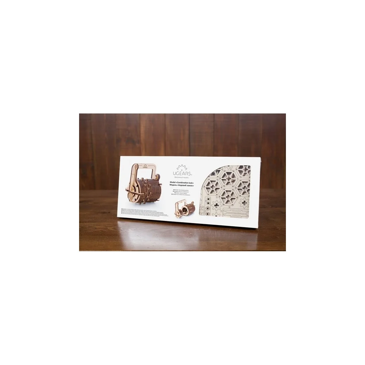 Lock combination Cryptex Puzzle 3D wood UGEARS UGEARS UG-70020 - 6