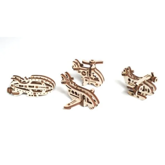 U-Fidget Avions Puzzle 3D bois UGEARS UGEARS UG-70034 - 1 UG-70034-U-Fidget Avions Puzzle 3D bois UGEARS - UG-70034