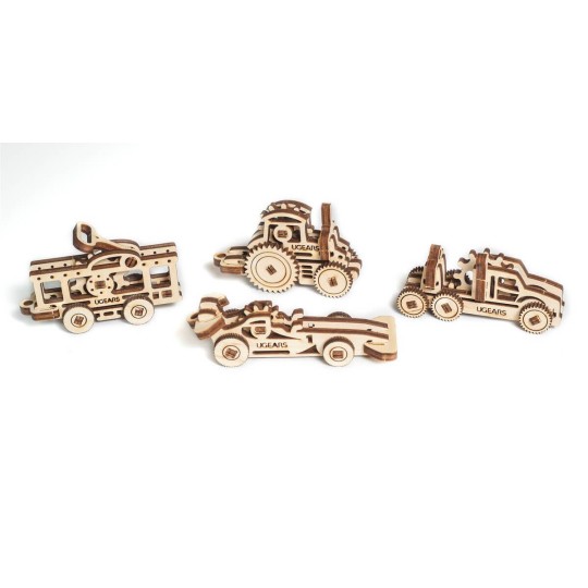 UG-70033-U Fidget vehicles Puzzle 3D wood UGEARS