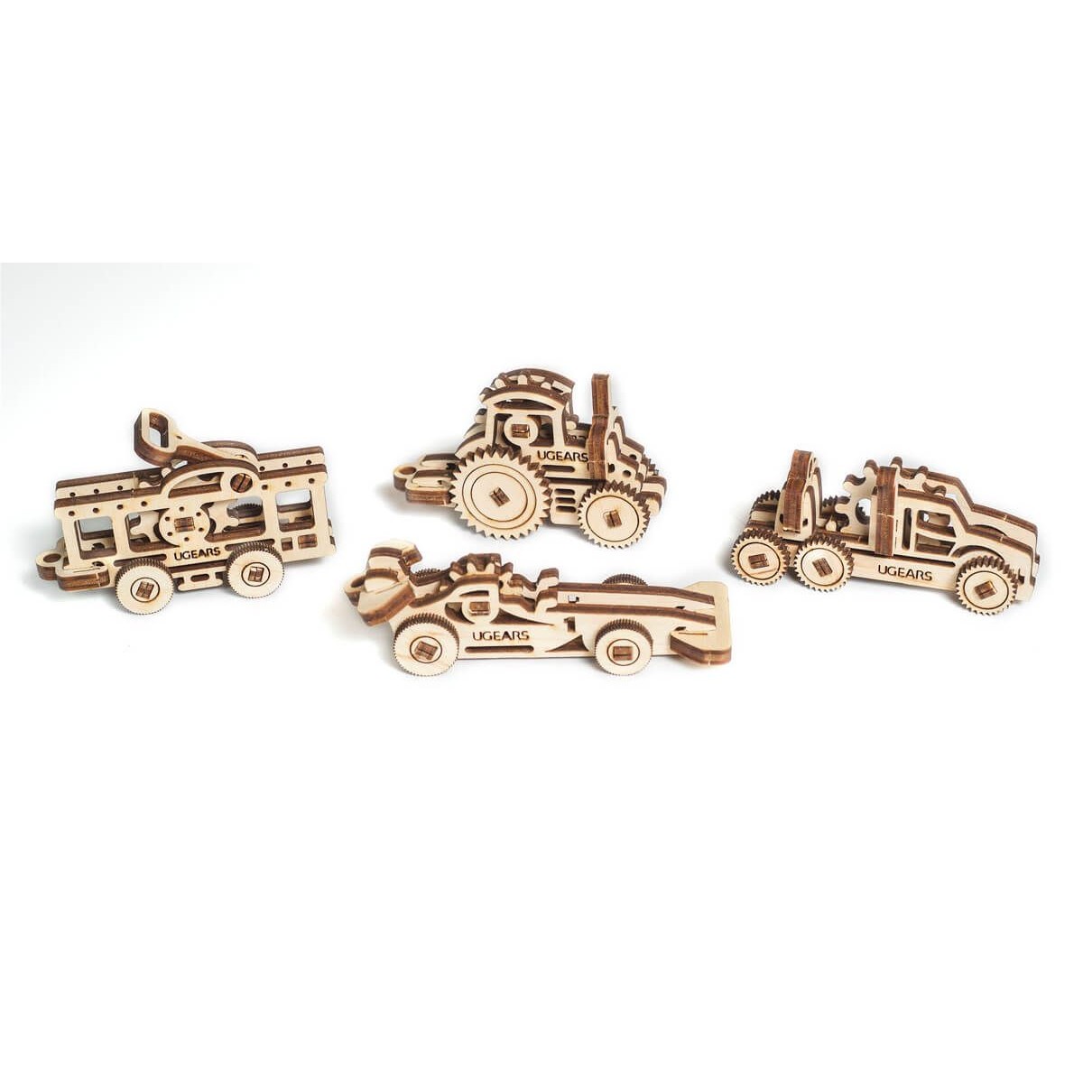 U Fidget vehicles Puzzle 3D wood UGEARS UGEARS UG-70033 - 1