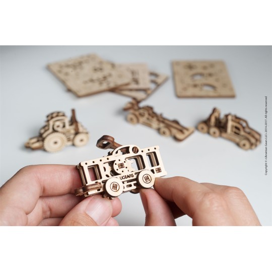 U-Fidget Véhicules Puzzle 3D bois UGEARS UGEARS UG-70033 - 2 UG-70033-U-Fidget Véhicules Puzzle 3D bois UGEARS - UG-70033