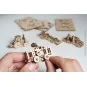 U Fidget vehicles Puzzle 3D wood UGEARS UGEARS UG-70033 - 2 UG-70033-U Fidget vehicles Puzzle 3D wood UGEARS - UG-70033