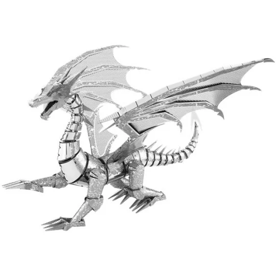 ICX023-Iconx Silver Dragon Metal Earth - ICX023