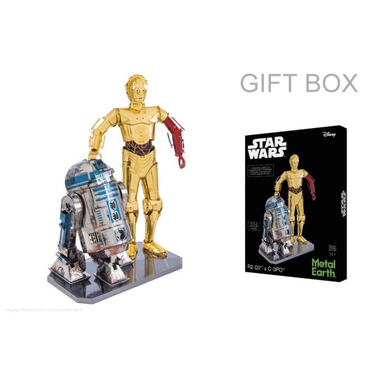 MMG276-Star Wars Metal Earth R2-D2 & C-3PO Box Set