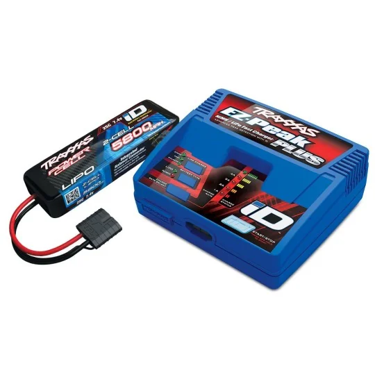 TRX-2992G-Chargeur rapide 40W 2970G + Lipo 2S 5800mAh 2843X Traxxas