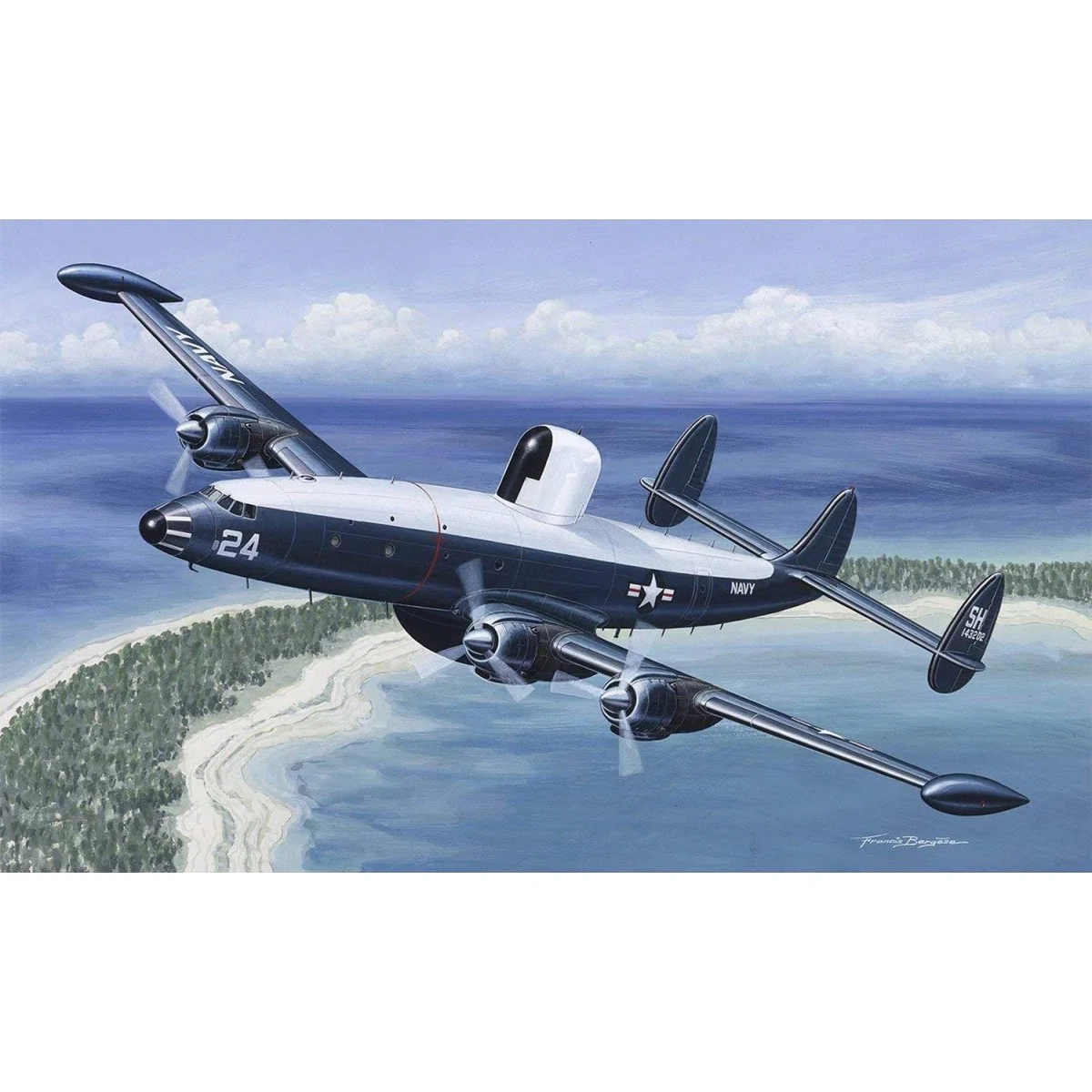 Lockheed EC - 121 Warning Star 1/72 Heller Heller 80311 - 1