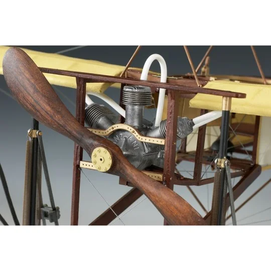 1712/01-Blériot XI 1/10 Amati wooden airplane kit - 1712/01