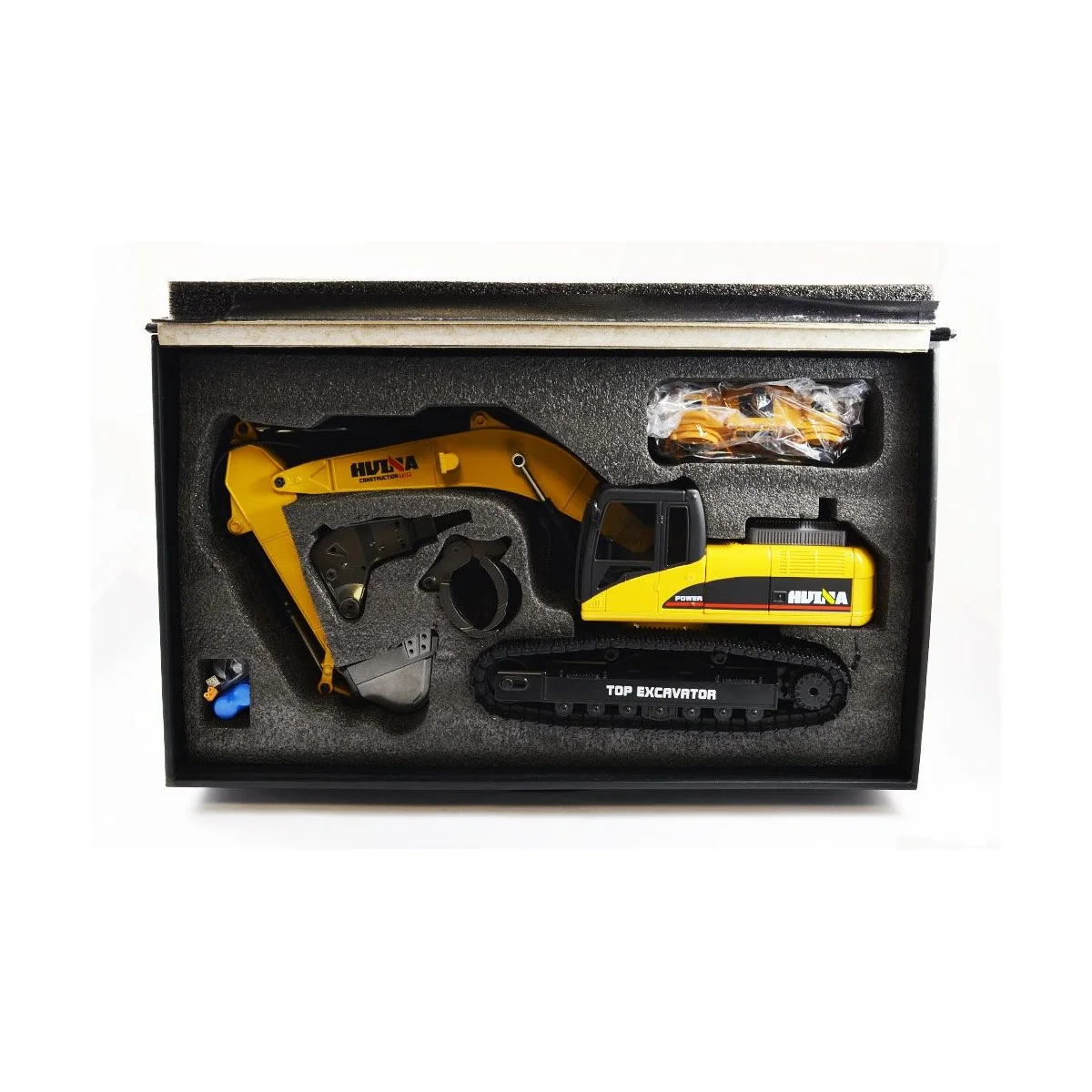 Full metal RC excavator 23CH V4 1/14 2.4Ghz - HuiNa HuiNa Toys CY1580 - 17