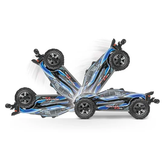 TRX-67376-4-Rustler 4x4 HD VXL TSM TQi ID 1/10 RTR Traxxas - TRX-67376-4